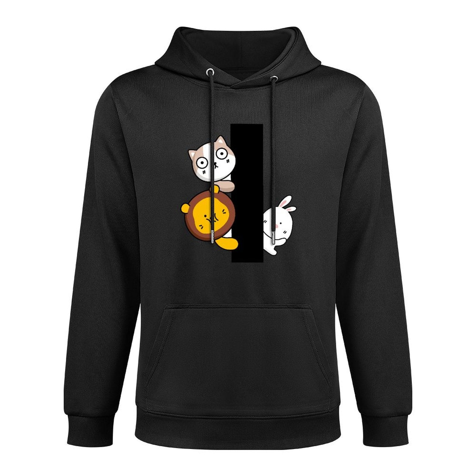 Active Casual Front Graphic Hoodies